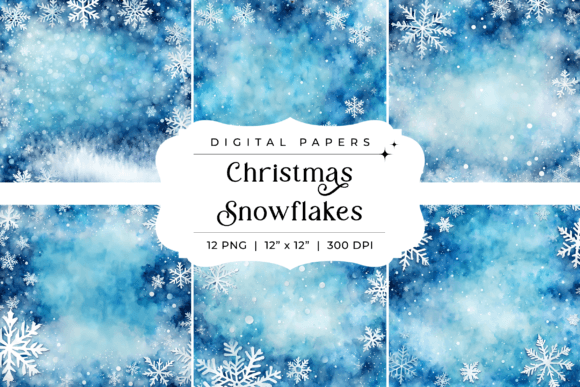 Christmas Winter Snowflakes Background: A Designer's Guide