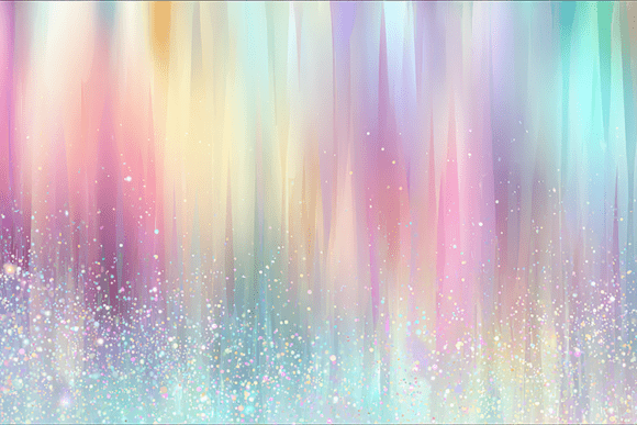 Dreamy Pastel Rainbow Glitter Background for Creative Projects