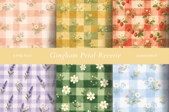 Embracing the Gentle Charm of Gingham Petal Reverie