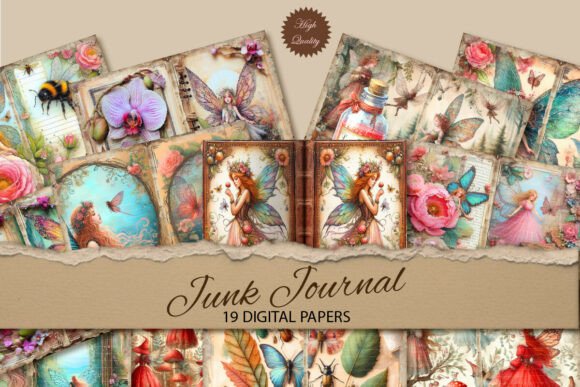 Enchanting Your Projects with Fairy Junk Journal Backgrounds