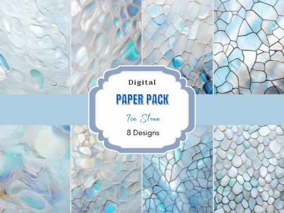 Ice Stone White Opal Digital Paper Pack: A Designer's Guide