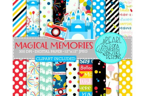 Magical Memories Digital Paper: A Creative Toolkit for Dreamers