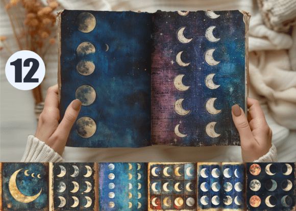 Moon Phases Calendar Junk Journal: Design & Craft Guide