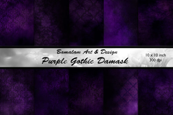 Purple Gothic Damask: A Deep Dive into This Ornate Pattern