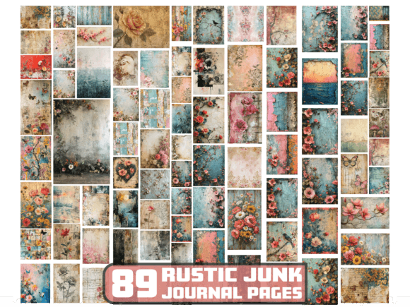 Rustic Charm: Creating Authentic Junk Journal Pages