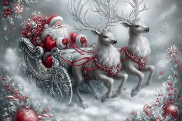 Santa's Holiday Flight Bundle: Instant Festive Charm