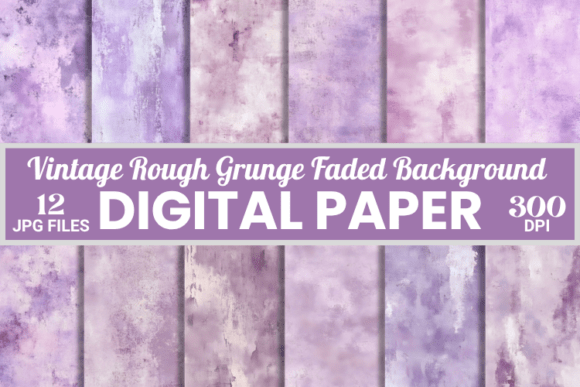 Unleash Raw Character: The Vintage Purple Grunge Aesthetic