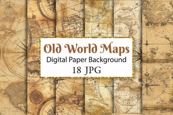 Vintage Old World Maps Junk Journal: A Designer's Guide