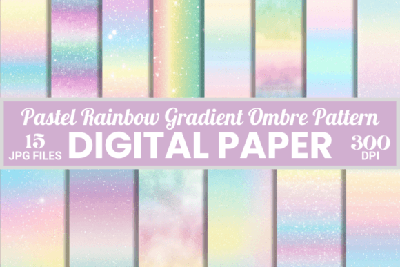 Why Pastel Rainbow Gradient Ombre Backgrounds Are a Designer's Secret Weapon