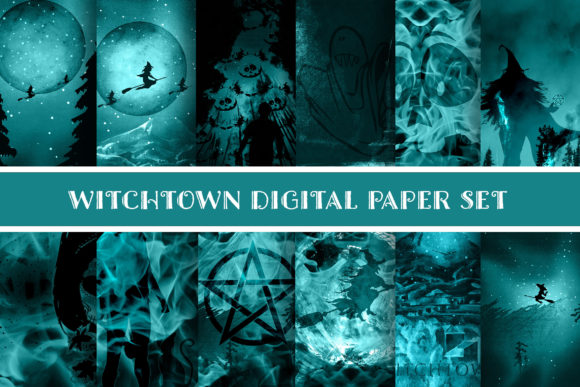 Witchtown Digital Paper Set: Essential Textures for Modern Design